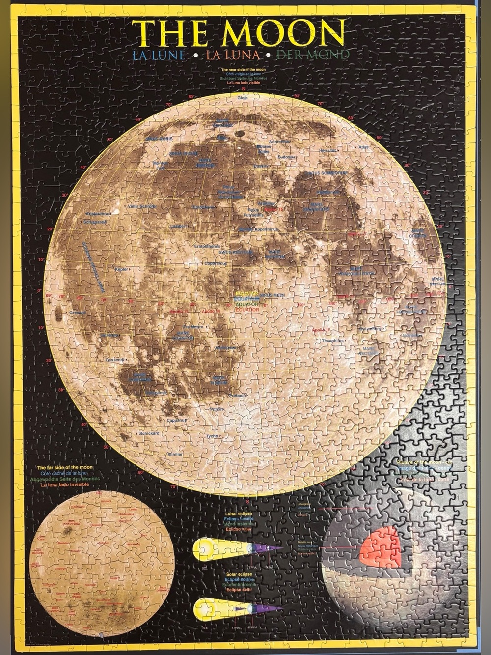 Eurographics 1000 piece "The Moon" Puzzle